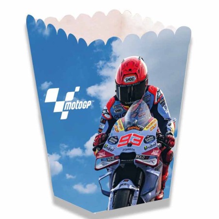 Box Porta Caramelle o Popcorn Moto GP con Piloti 12pz Moto GP