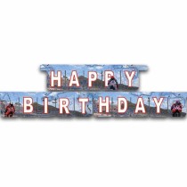 Festone Happy Birthday con Moto GP con Piloti 3mt Moto GP