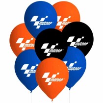 Palloncino in Lattice 11" mix con scritta Moto GP 8pz Moto GP