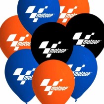 Palloncino in Lattice 11" mix con scritta Moto GP 8pz Moto GP