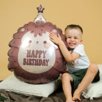 Palloncino in Foil 24" Super Shape Riccio "Sweet Hedgehog Birthday" Animali Grabo