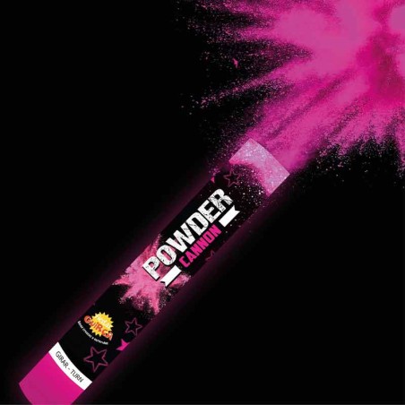Cannone Spara Polvere Colorata Fucsia 30cm Party Holi Color
