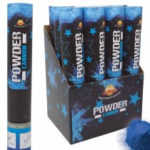 Cannone Spara Polvere Colorata Blu 30cm Party Holi Color