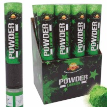 Cannone Spara Polvere Colorata Verde 30cm Party Holi Color