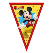 Festone Bandierina in Carta con Topolino "Mickey Jump Into Fun" 2,3mt Mickey & Friends
