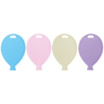 Pesetto a forma di Palloncino Assortito Pastello per Palloncino ad Elio 100pz Pesetti Oaktree
