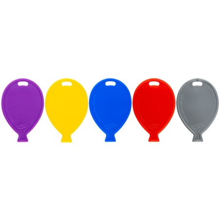 Pesetto a forma di Palloncino Assortito per Palloncino ad Elio 100pz Pesetti Oaktree