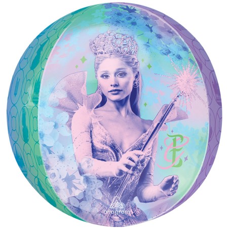 Palloncino in Foil 16" Orbz con Elphaba e Glinda del Mago di Oz "Wicked"