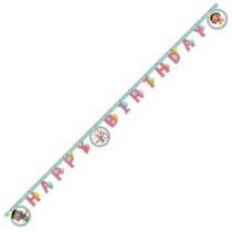 Festone Happy Birthday con Cocomelon Birthday 2mt Cocomelon