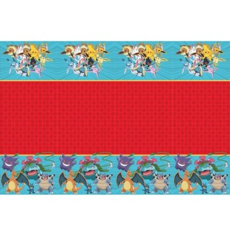 Tovaglia di Plastica 120x180cm con Pokémon Evolution "Pikachu" Pokémon