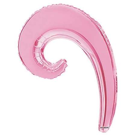 Palloncino in Foil 14" Onda Rosa "Kurly Wave" 5pz Kurly Wave