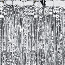 Frange Decorative in Foil Argento H.2.50mt Frange