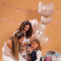 Palloncino in Foil 29" Super Shape Gattino Rosa "Coquette Cat" Animali Grabo