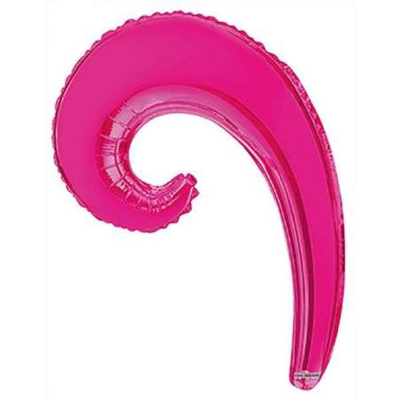 Palloncino in Foil 14" Onda Fucsia "Kurly Wave" 5pz Kurly Wave