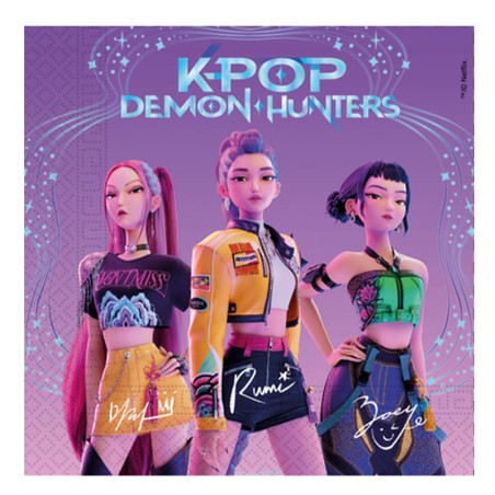 Tovagliolo di Carta 33x33cm delle K-Pop Demon Hunters 20pz