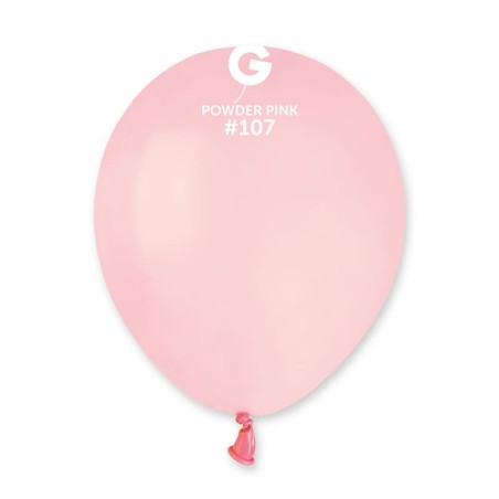 Palloncino in Lattice 5" A50 Rosa Polvere "Powder Pink 107" 100pz Gemar Standard 5" A50
