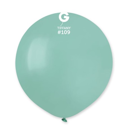 Palloncino in Lattice 19" G19 Marshmallow Tiffany "Tiffany 109" 25pz Gemar Standard 19" G19
