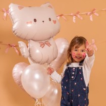Palloncino in Foil 29" Super Shape Gattino Rosa "Coquette Cat" Animali Grabo