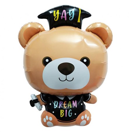 Palloncino in Foil 21" Multi-Balloons Orsetto per Laurea Palloncini Laurea