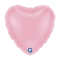 Palloncino in Foil 4" Cuore Rosa "Pink" Cuori Piccoli 4"