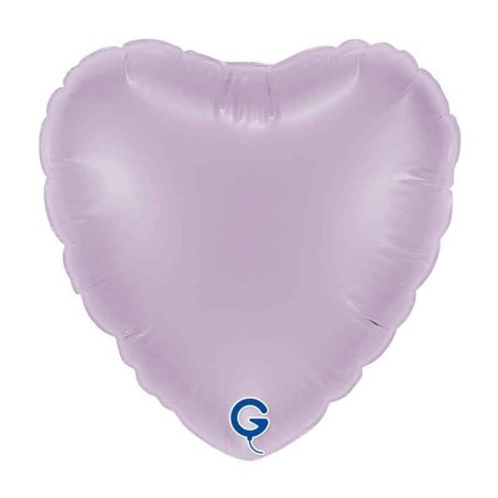 Palloncino in Foil 4" Cuore Lilla "Lilac" Cuori Piccoli 4"