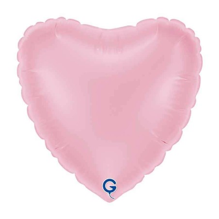 Palloncino in Foil 9" Cuore Rosa "Pink" Cuori Medi 9"
