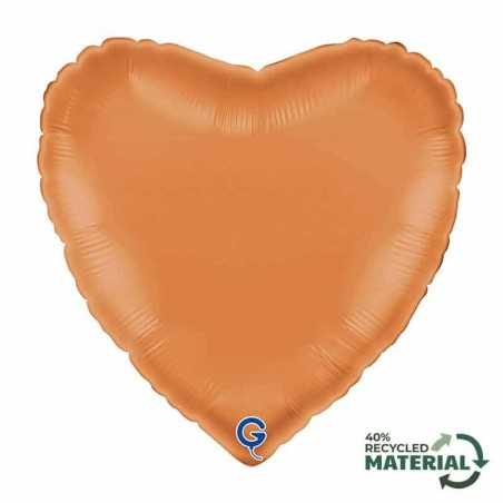 Palloncino in Foil 18" Cuore Caramello Satinato Cuori Regular 18"