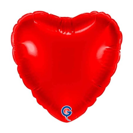 Palloncino in Foil 18" Cuore Rosso "Heart Red" Cuori Regular 18"