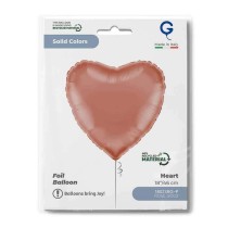 Palloncino in Foil 18" Cuore Rose Gold Cuori Regular 18"