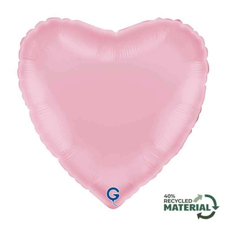 Palloncino in Foil 18" Cuore Rosa "Heart Pink" Cuori Regular 18"