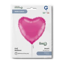 Palloncino in Foil 18" Cuore Fucsia "Hot Pink" Cuori Regular 18"