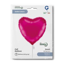 Palloncino in Foil 18" Cuore Magenta Cuori Regular 18"