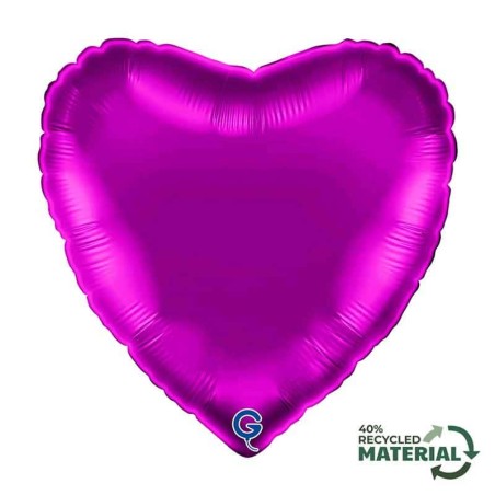 Palloncino in Foil 18" Cuore Viola "Purple" Cuori Regular 18"