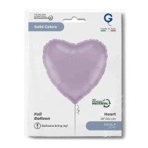 Palloncino in Foil 18" Cuore Lilla "Lilac" Cuori Regular 18"