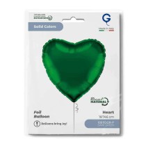 Palloncino in Foil 18" Cuore Verde Scuro "Dark Green" Cuori Regular 18"