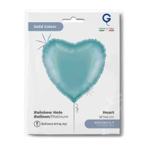 Palloncino in Foil 18" Cuore Rainbow Olografico Tenerife Sea Cuori Regular 18"