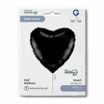 Palloncino in Foil 18" Cuore Nero "Black" Cuori Regular 18"