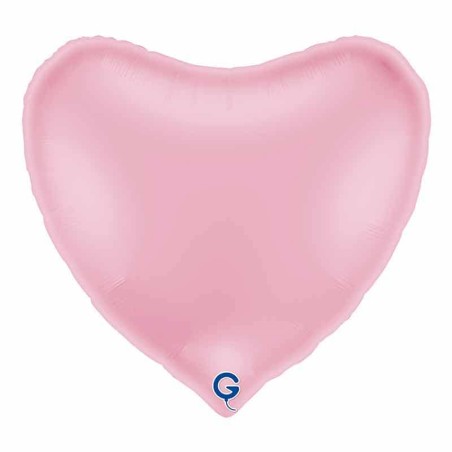 Palloncino in Foil 36" Cuore Rosa "Heart Pink" Cuori Jumbo 36"