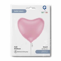 Palloncino in Foil 36" Cuore Rosa "Heart Pink" Cuori Jumbo 36"