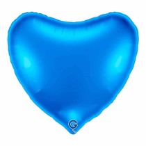 Palloncino in Foil 36" Cuore Blu Royal "Heart Blue" Cuori Jumbo 36"