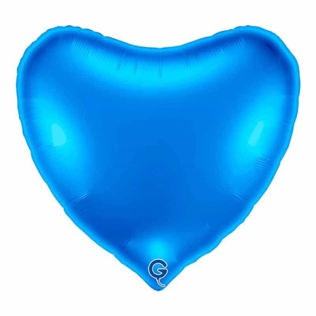 Palloncino in Foil 36" Cuore Blu Royal "Heart Blue" Cuori Jumbo 36"