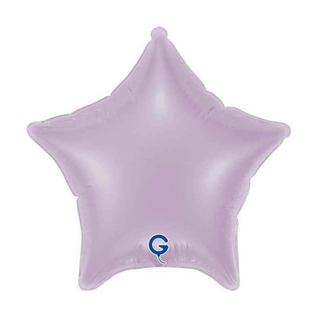 Palloncino in Foil 4" Stella Lilla "Lilac" Stelle Piccole 4"