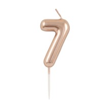 Candelina 4,5cm Rose Gold Metallizzato N.7 Rose Gold Metallizzato 4.5cm