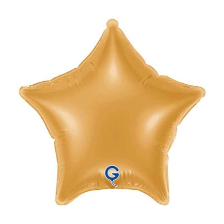 Palloncino in Foil 4" Stella Oro "Gold" Stelle Piccole 4"