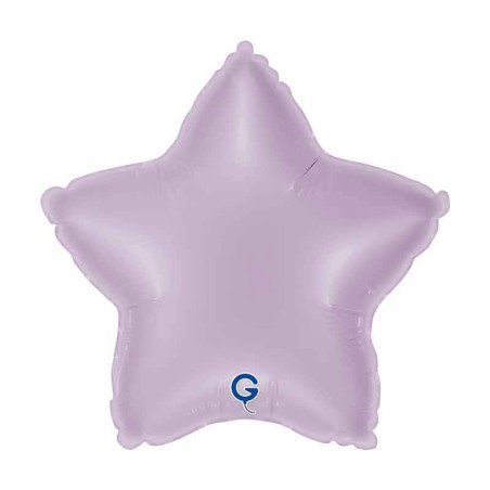 Palloncino in Foil 9" Stella Lilla "Lilac" Stelle Medie 9"