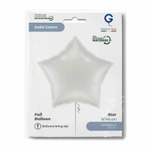 Palloncino in Foil 18" Stella Bianco "White" Numeri 40" Bianco "White"