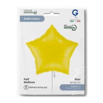 Palloncino in Foil 18" Stella Giallo "Yellow" Stelle Regular 18"