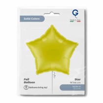 Palloncino in Foil 18" Stella Giallo Metallizzato "Yellow" Stelle Regular 18"
