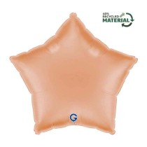 Palloncino in Foil 18" Stella Pesca Satinato Stelle Regular 18"