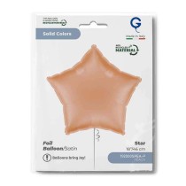 Palloncino in Foil 18" Stella Pesca Satinato Stelle Regular 18"